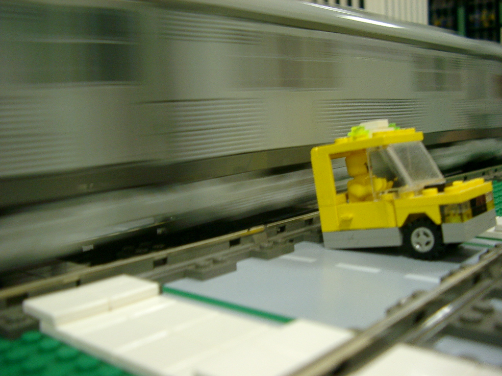 lego train crash